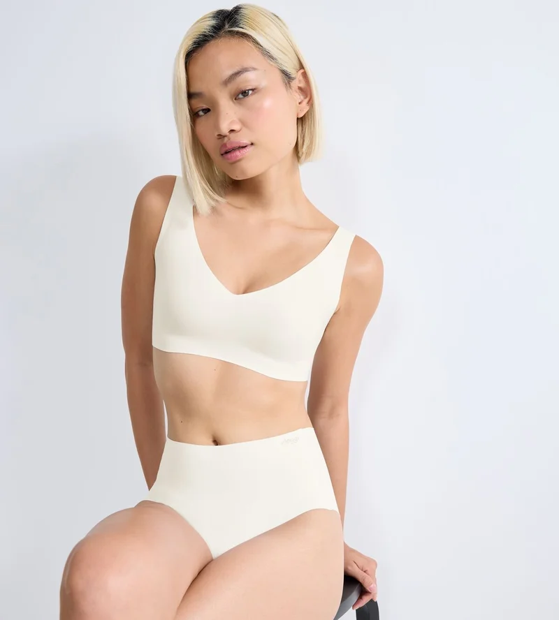 Sloggi - Zero Feel Bralette Seide Weiß