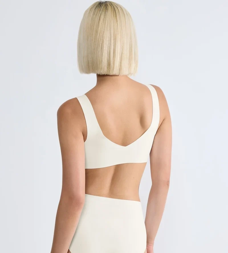 Sloggi - Zero Feel Bralette Seide Weiß