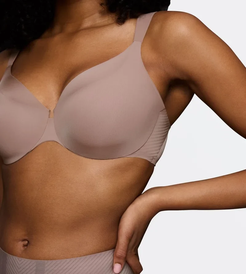 Triumph – Body Make-Up Essentials Illusion Curve Minimiser Bra Chocolate Mousse