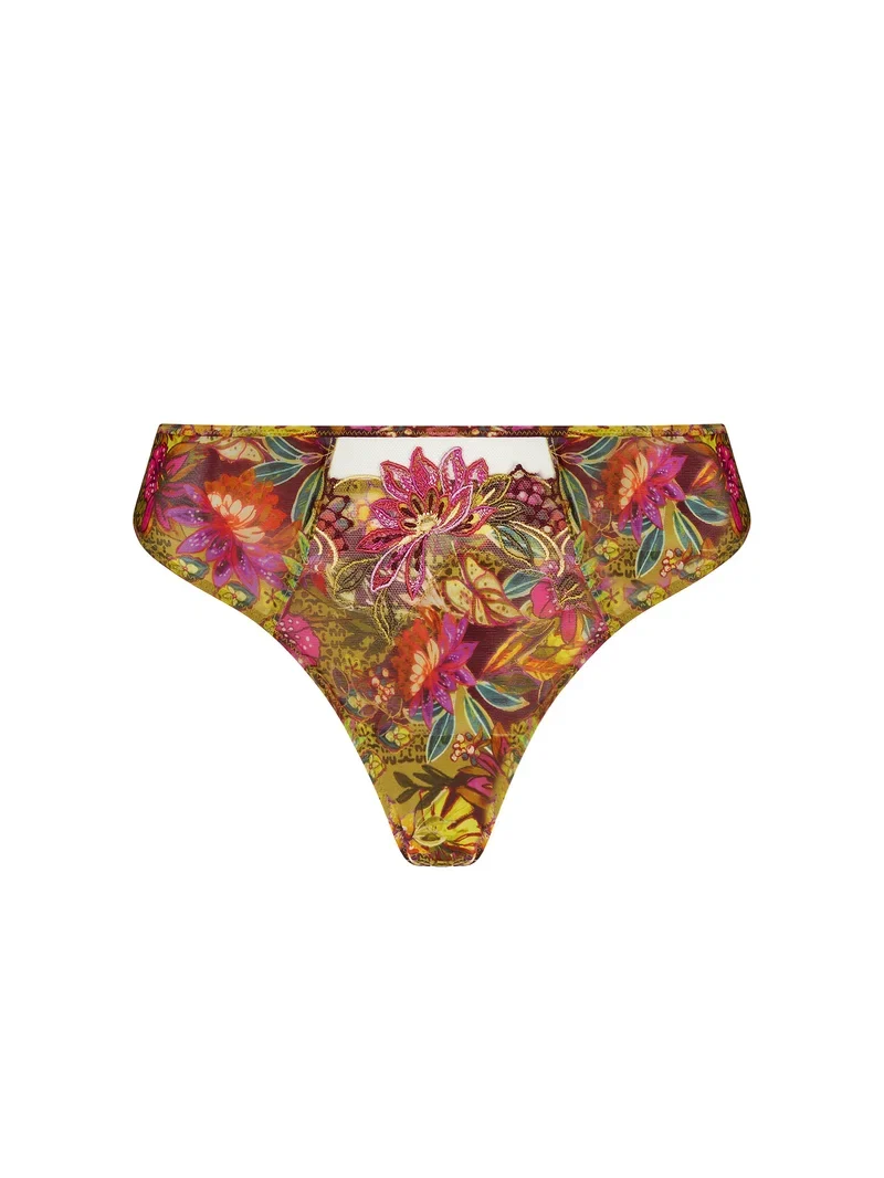 Lise Charmel – Danse Des Fleurs Italienischer Slip Fushia Vert