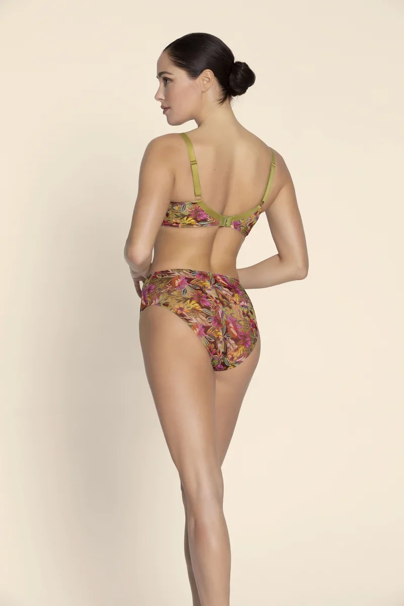 Lise Charmel - Danse Des Fleurs High Waist Slip Fushia Vert