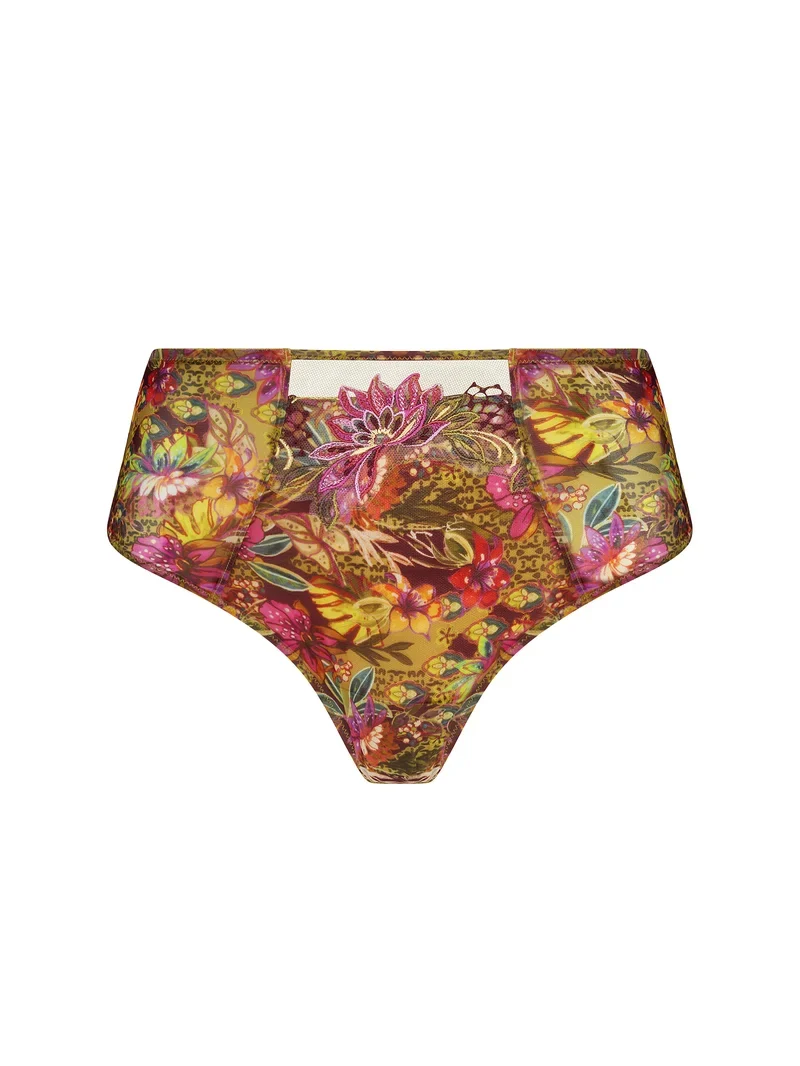Lise Charmel - Danse Des Fleurs High Waist Slip Fushia Vert