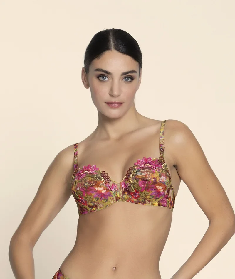 Lise Charmel – Danse Des Fleurs Vollschalen-BH Fushia Vert