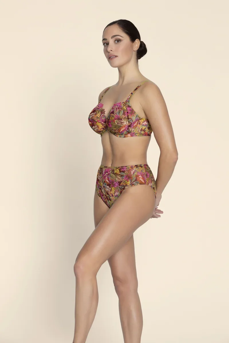 Lise Charmel – Danse Des Fleurs 3-teiliger Vollschalen-BH Fushia Vert