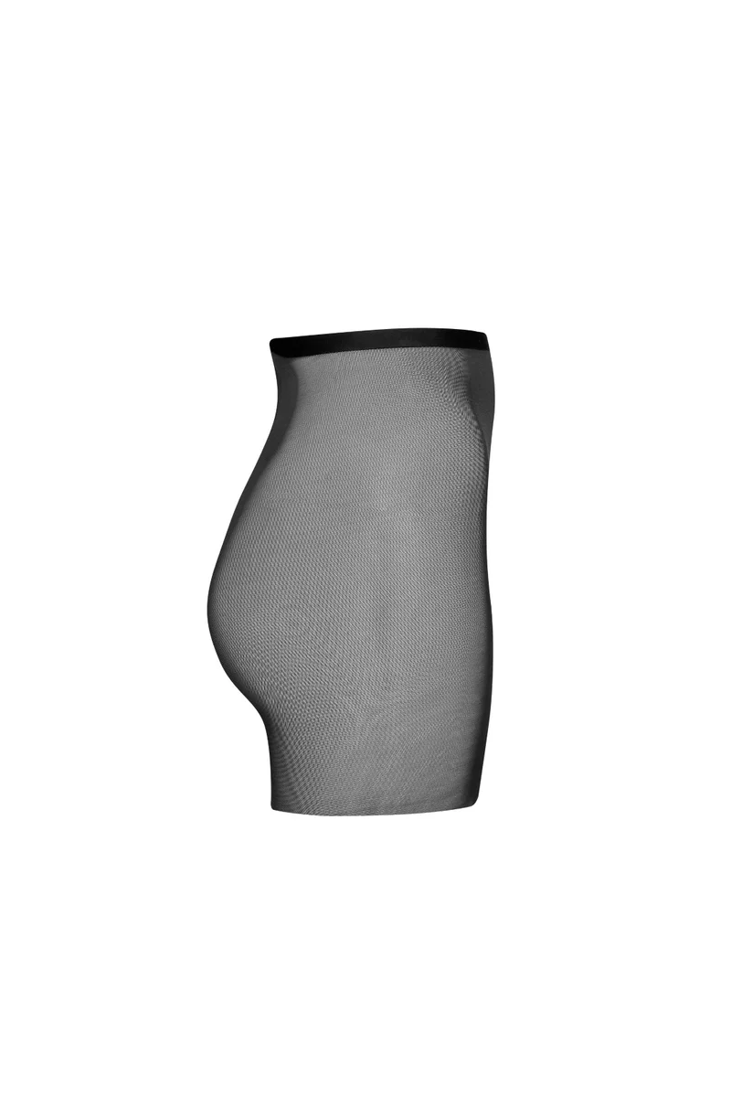 ByeBra – Formgebender Tüll-Shorty mit mittlerer Stützkraft, Schwarz
