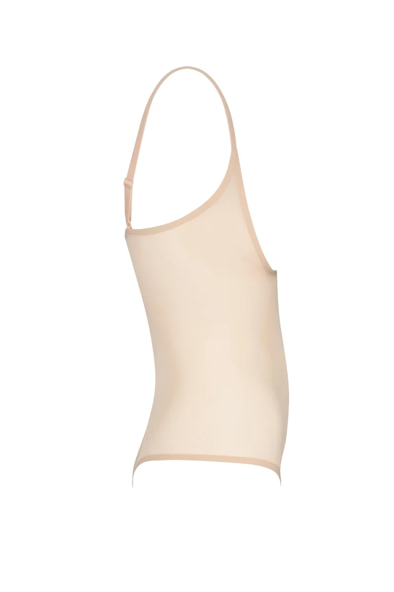 ByeBra – Formgebender Tüll-Body mit mittlerer Stützkraft, Beige