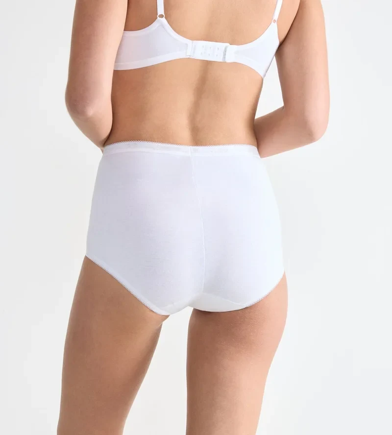 Sloggi - Basic Plus High Waist Maxi Brief Weiß