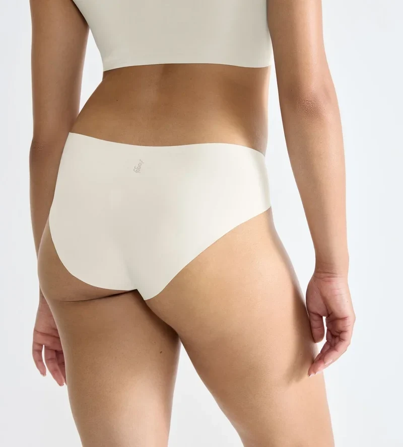 Sloggi - Zero Feel High Leg Brief Seide Weiß