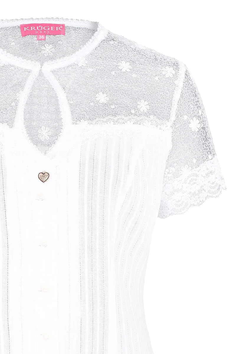 Damen Kurzarm Bluse