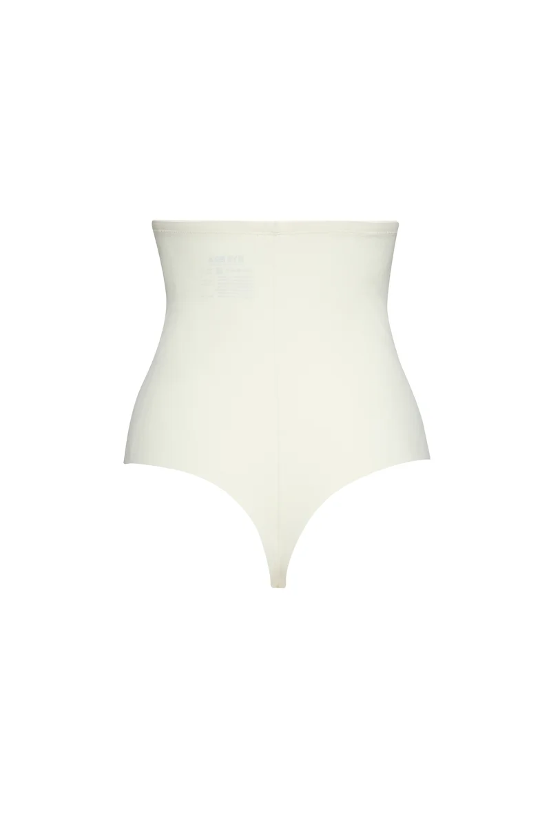 ByeBra – Formgebende Unterwäsche (Starker Halt) Formgebender High-Waist-Tanga Elfenbein