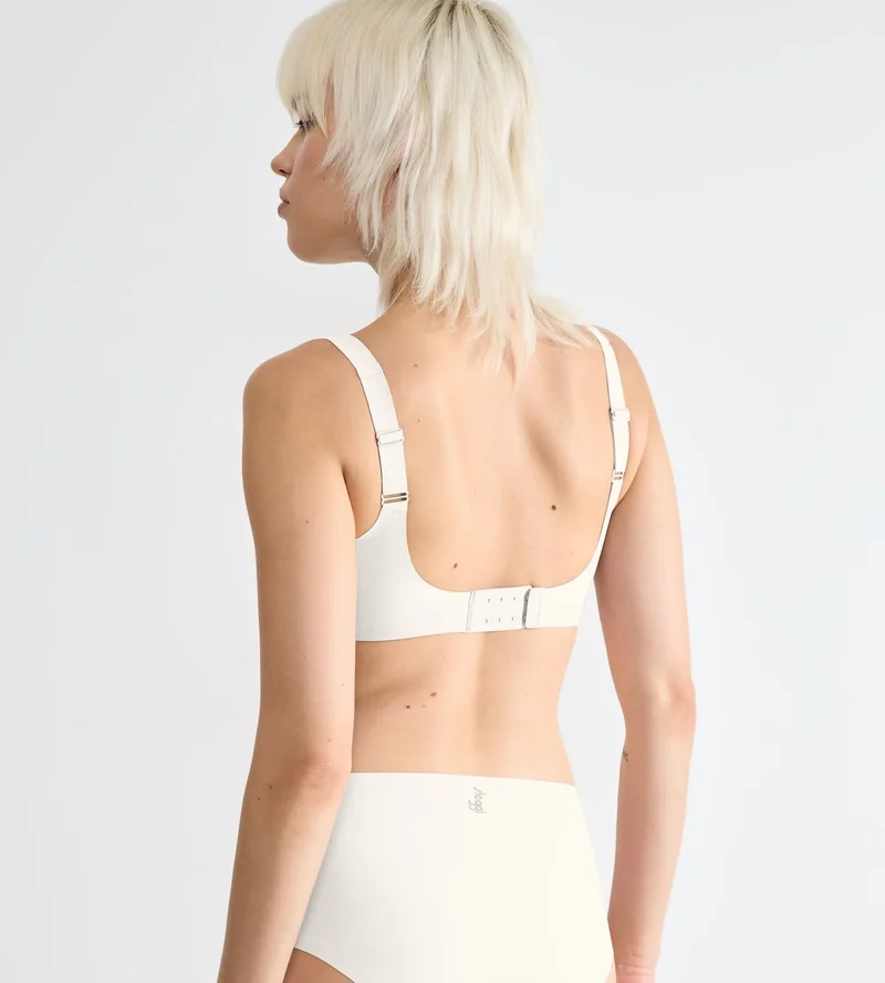 Sloggi - Zero Feel Soft Bra Seide Weiß