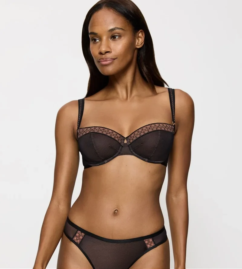 Triumph - Palina Cosmic Heartbeat Ungepolsterter BH Schwarz