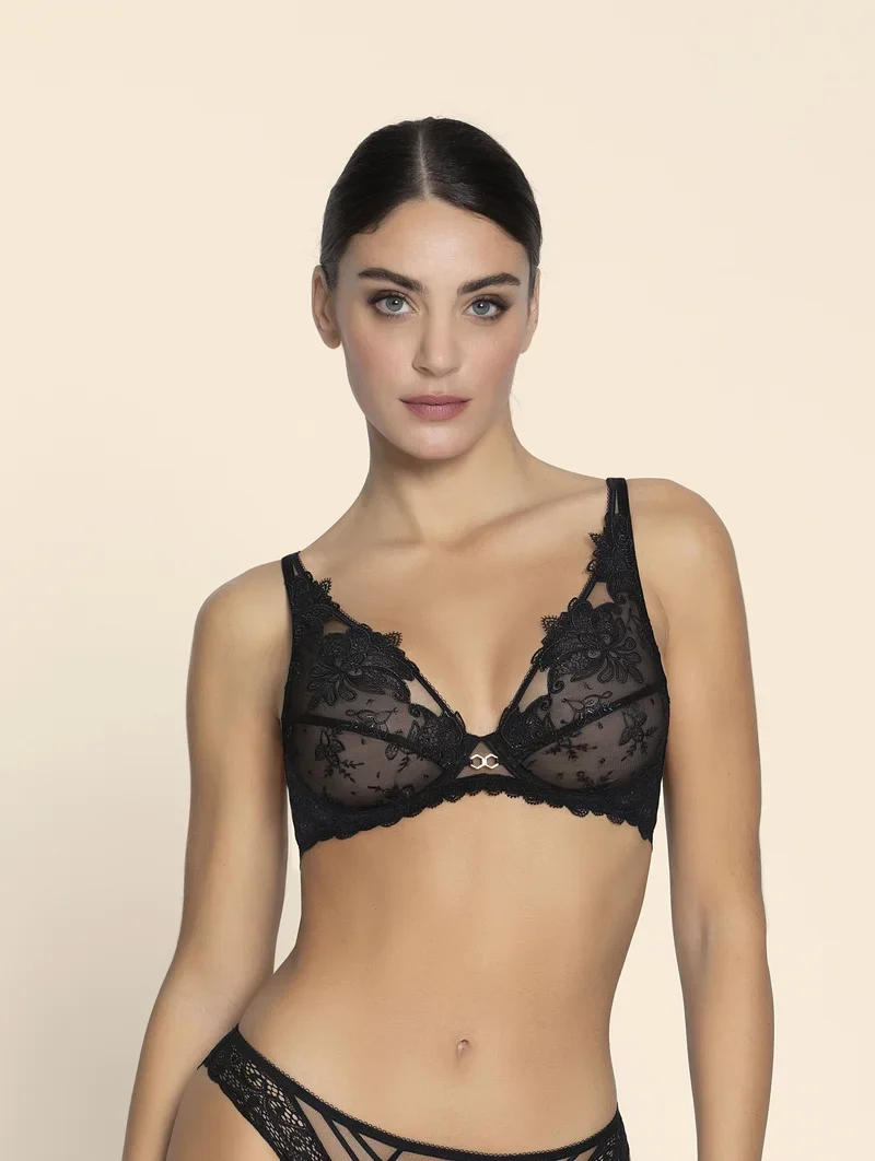 Lise Charmel - Diva Glamour Glam Push-Up BH Schwarz