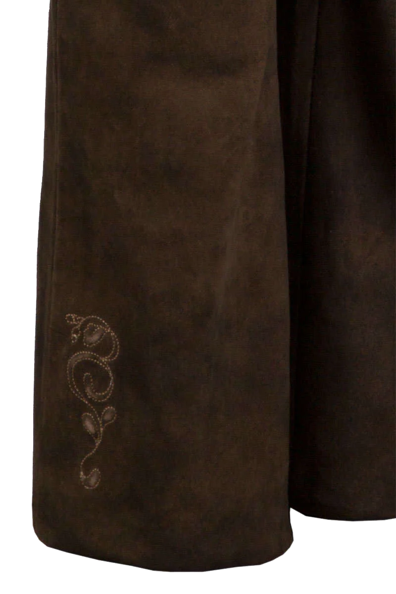 Damen Lederhose lang
