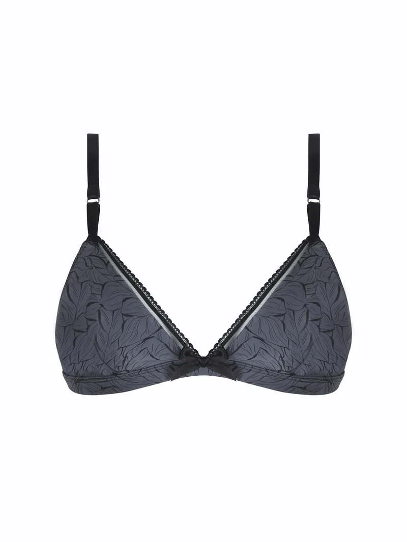 Antigel von Lise Charmel - Bureau Secret Wireless Triangle Bra Gris Souris