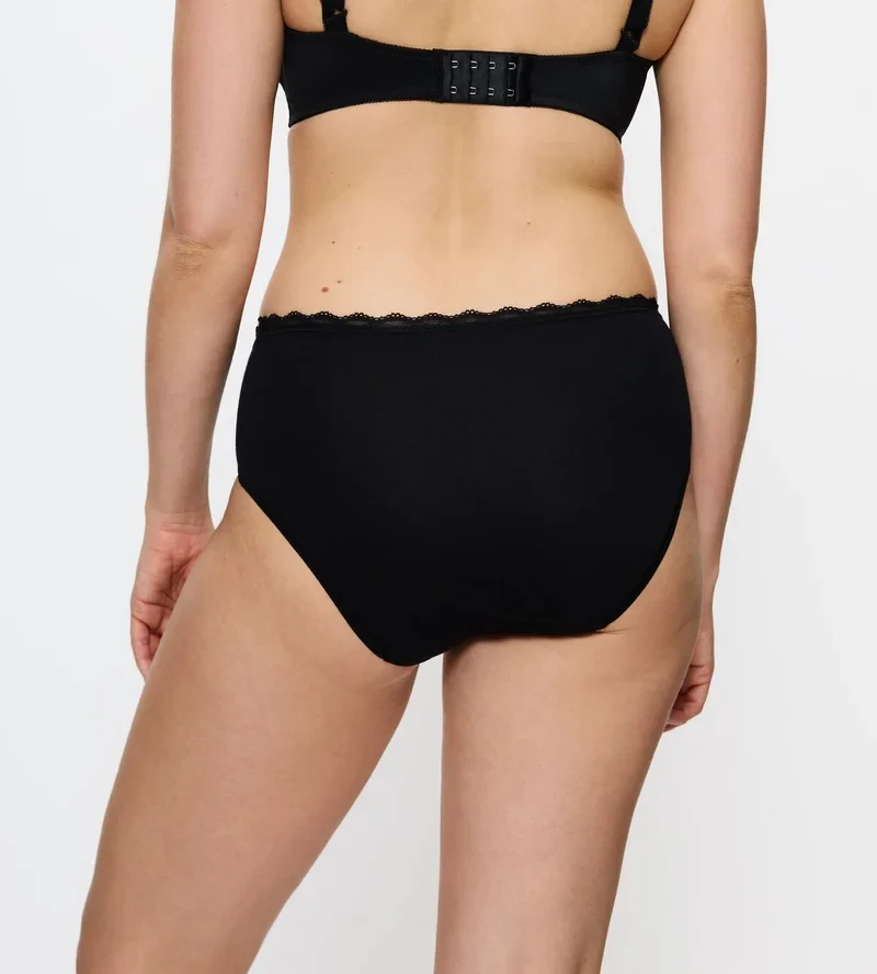 Triumph – Feel Of Cotton Midi-Slip Schwarz