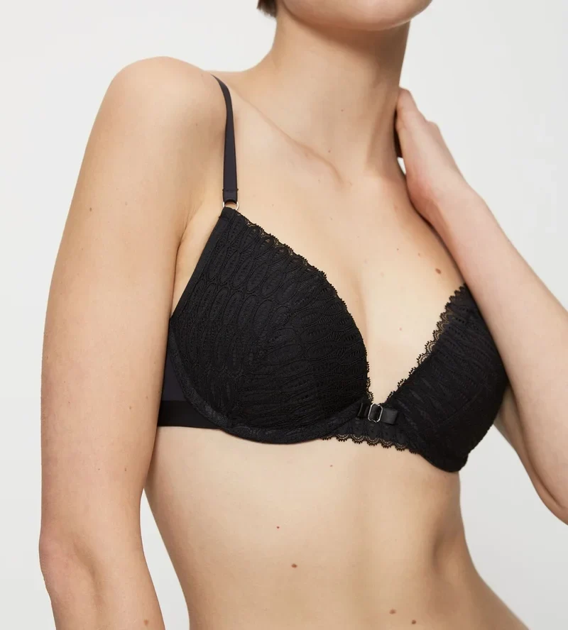 Triumph - Aura Spotlight Gepolsterter Push-up-BH Schwarz