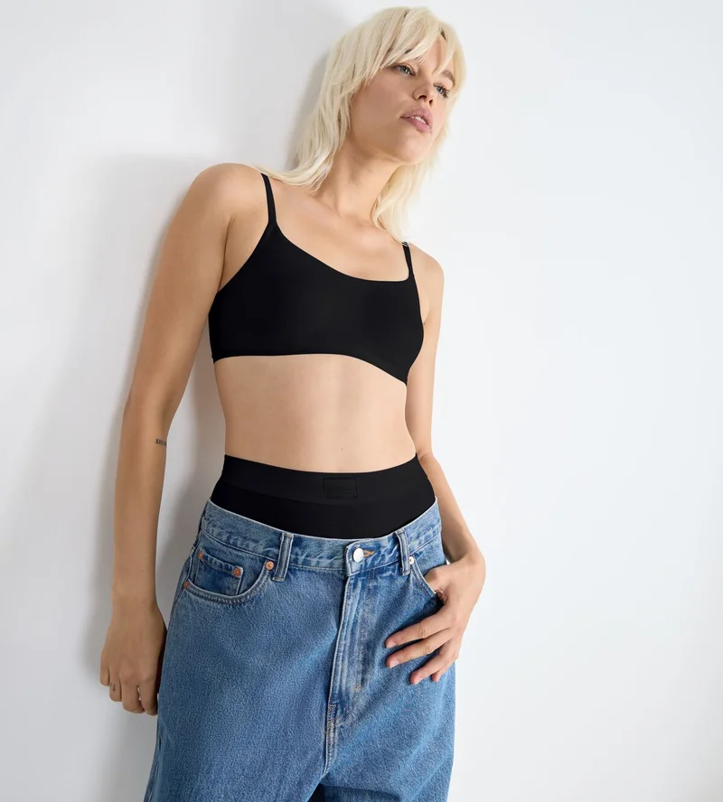 Sloggi - Go Daily Baumwoll-Top Schwarz