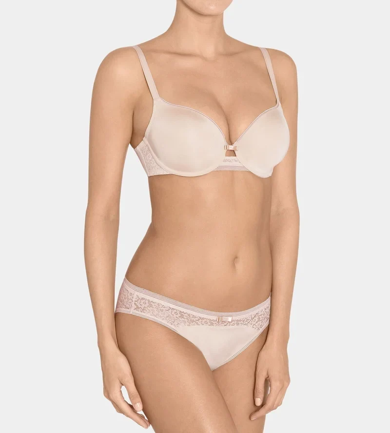 Triumph – Beauty-Full Essential T-Shirt-BH mit vorgeformtem Rand, Nude-Beige