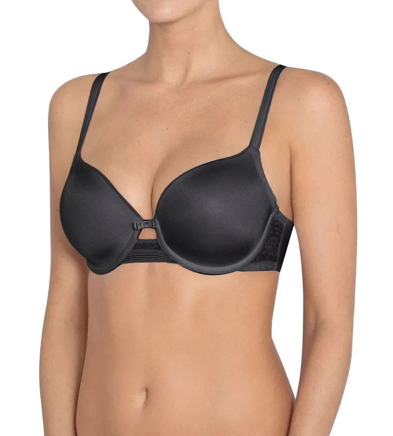 Triumph – Beauty-Full Essential T-Shirt-BH mit vorgeformtem Rand, Schwarz