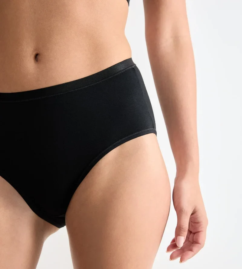 Sloggi - Go Daily Baumwoll-Midihemden, 3er-Pack, Schwarz