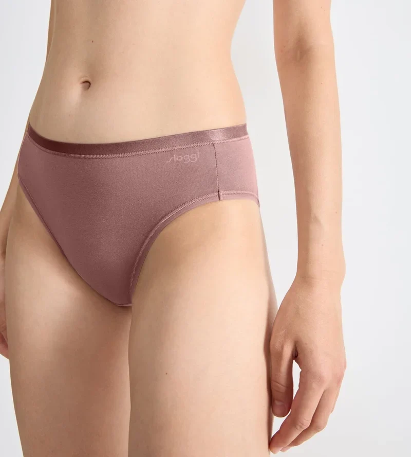 Sloggi - Go Daily Baumwollslips, 3er-Pack, Kakao