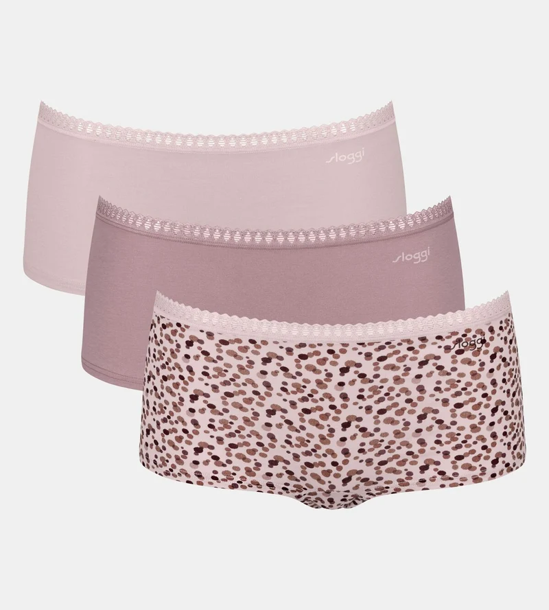 Sloggi - Go Crush Shorts 3er-Pack Pink