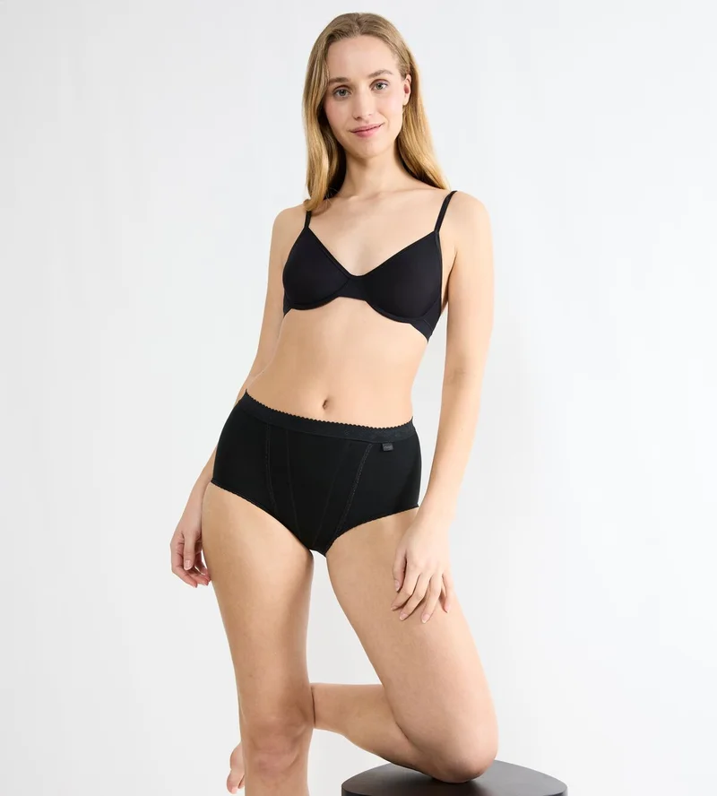Sloggi - Shapewear High Waist Slip, 2er-Pack, Schwarz