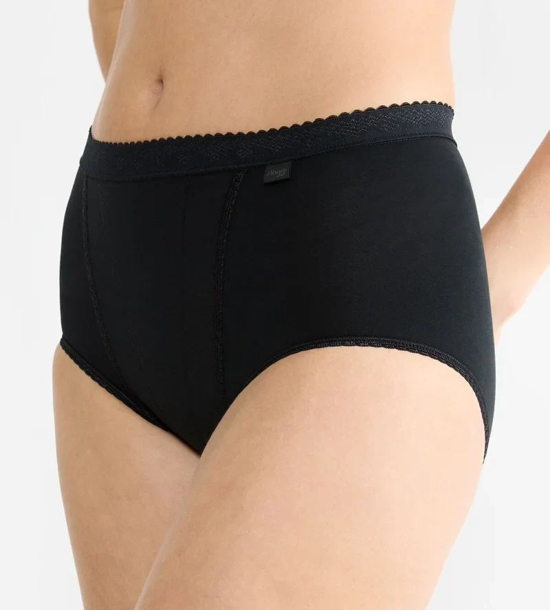 Sloggi - Shapewear High Waist Slip, 2er-Pack, Schwarz