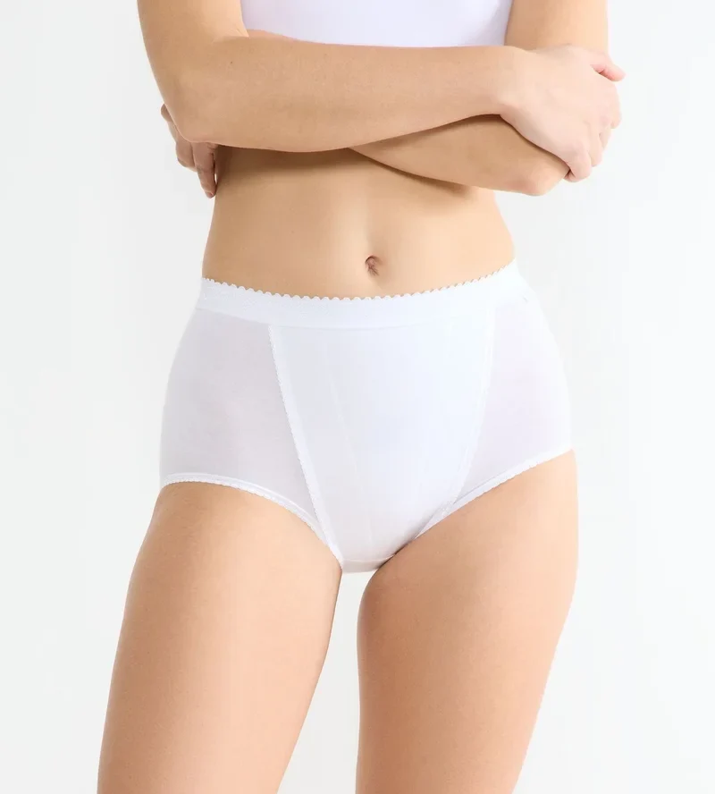 Sloggi - Shapewear High Waist Slip, 2er-Pack, Weiß