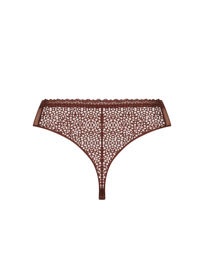 Antigel von Lise Charmel – Exquise En Dentelle Thong Cappuccino