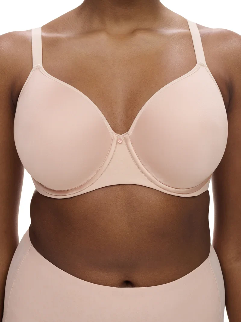 Chantelle – Comfort Chic, sehr bedeckender Memory-BH, dunkles Rosa