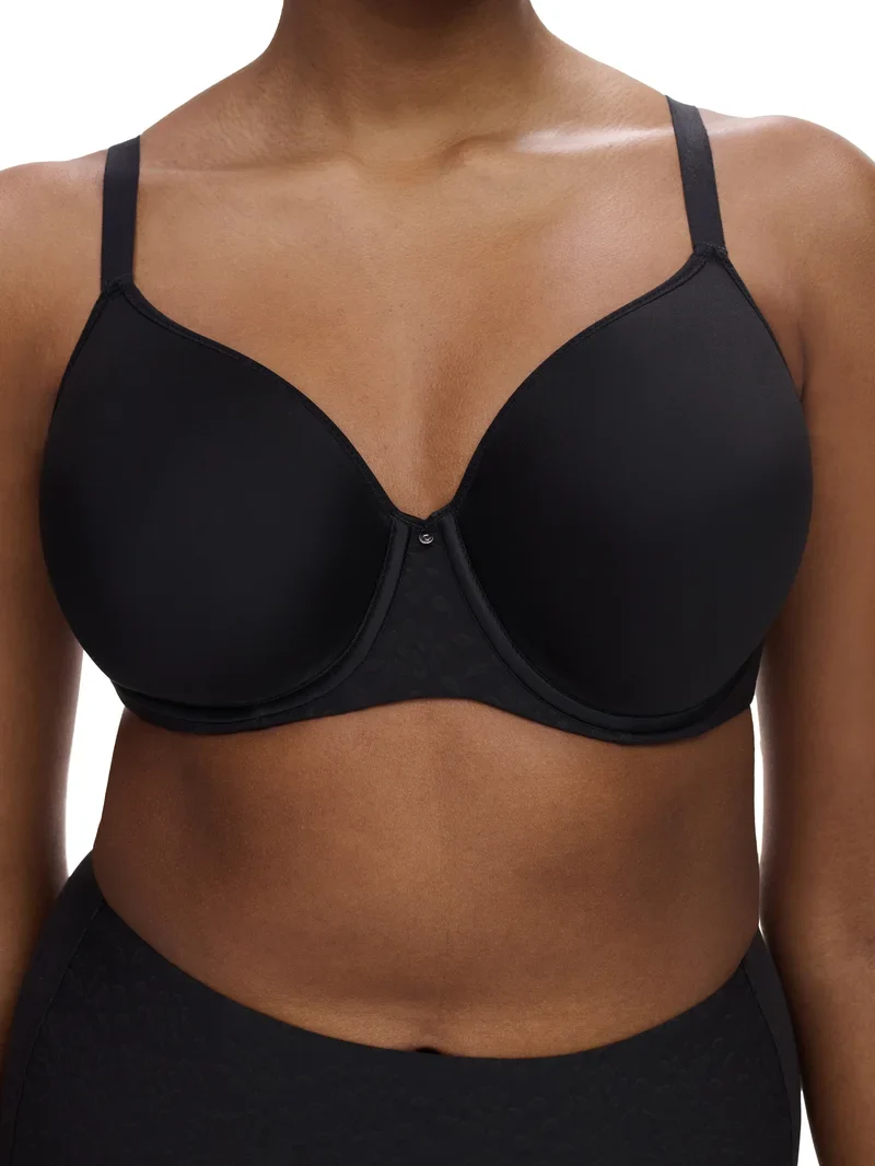 Chantelle – Comfort Chic, sehr bedeckender Memory-BH, Schwarz