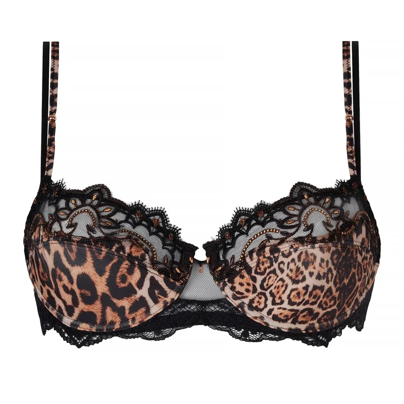 Lise Charmel – Fauve Amour Halbschalen-Plunge-BH Ambre Panthere