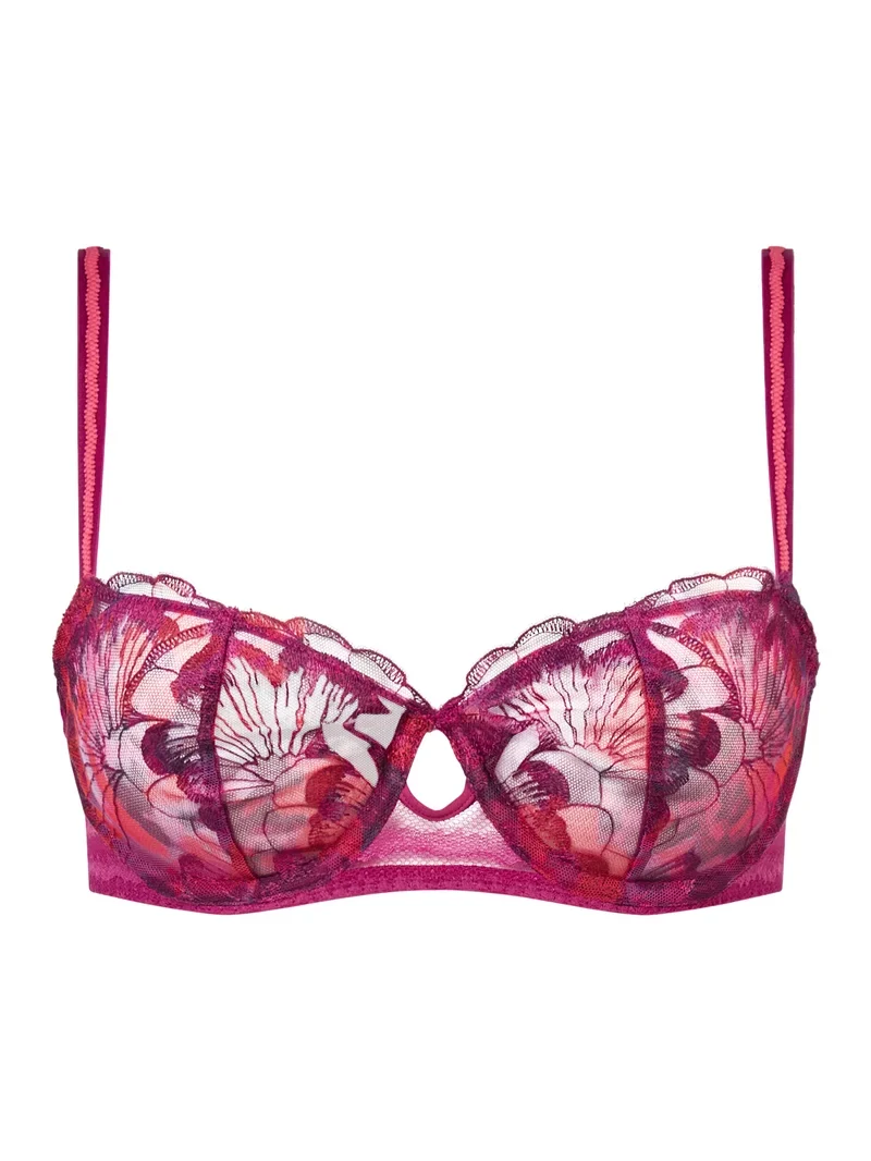 Chantelle - Lily Halbschalen-BH Dark Fushia Multico