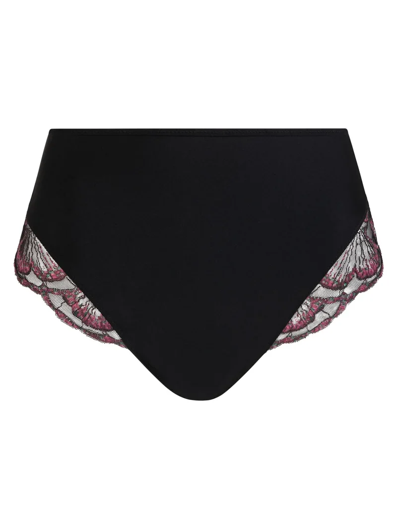 Chantelle - Lily High-Waist Full Brief Romantisches Schwarz