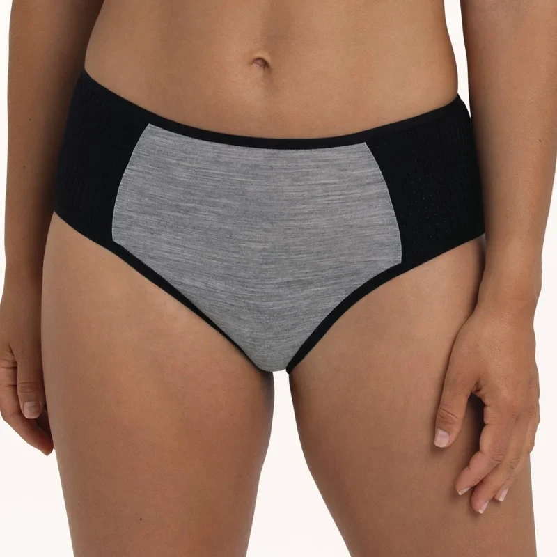 Anita Active - Panalp Sportslip High Waist Plus Schwarz/Melange