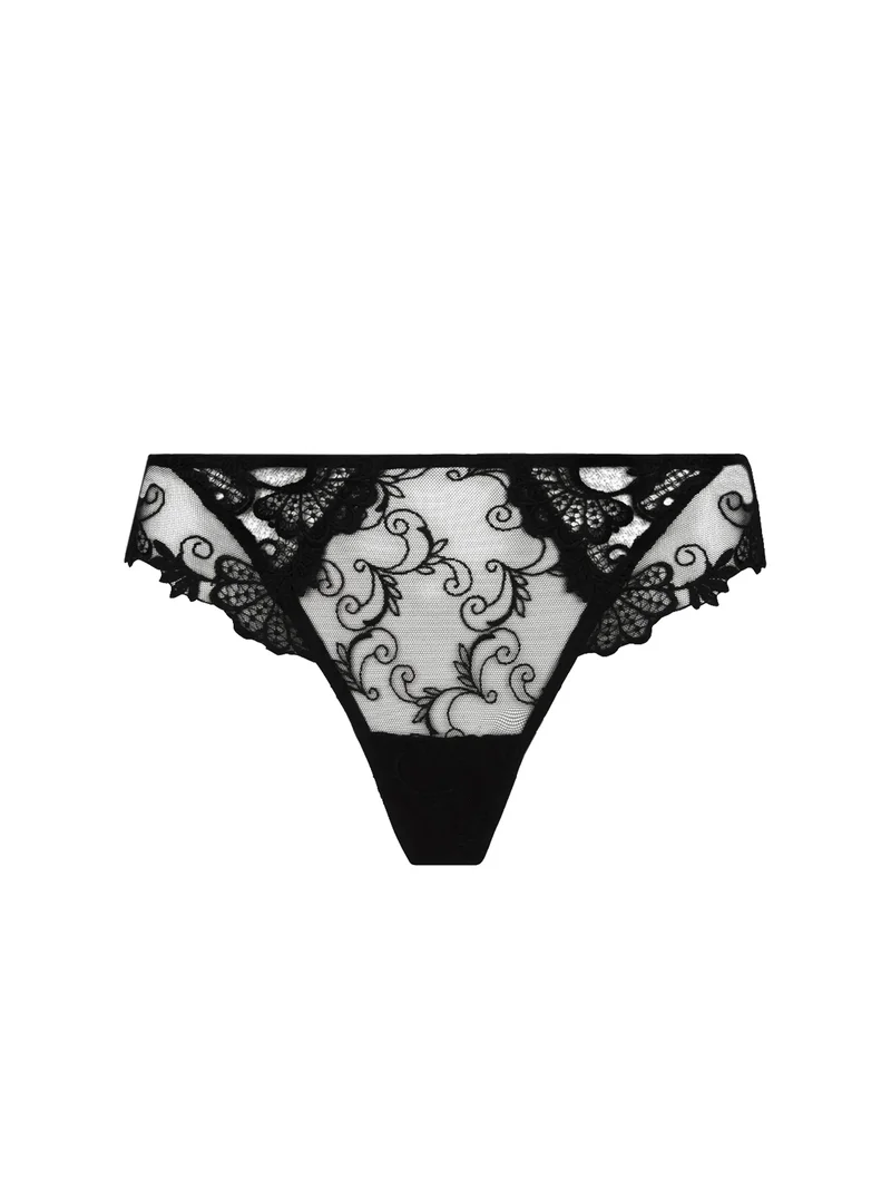 Lise Charmel - Dressing Floral Sexy Thong Plus Noir