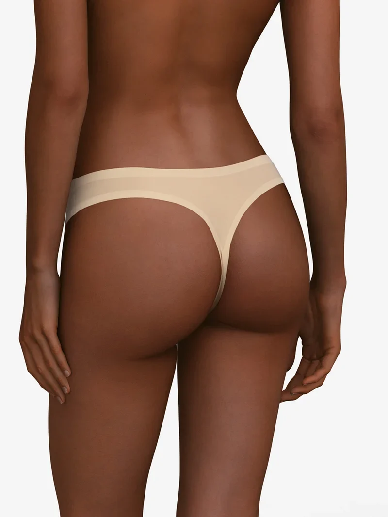 Chantelle - Softstretch-Tanga-Packs X3 Nude Sand