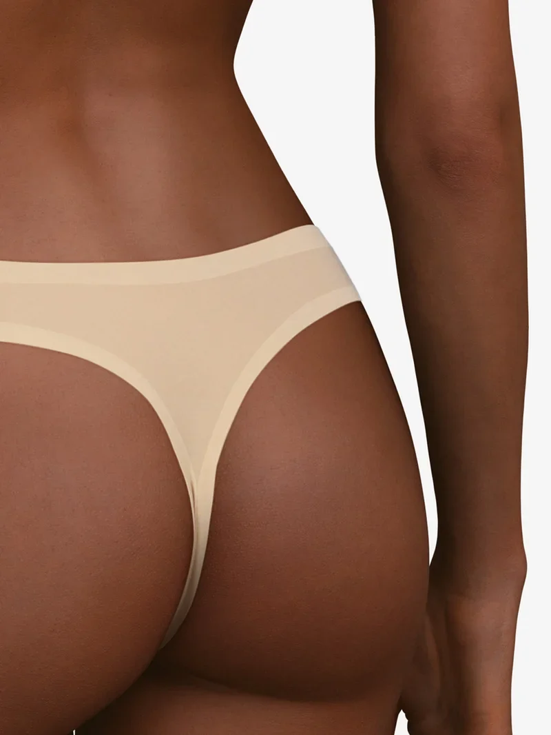 Chantelle - Softstretch-Tanga-Packs X3 Nude Sand