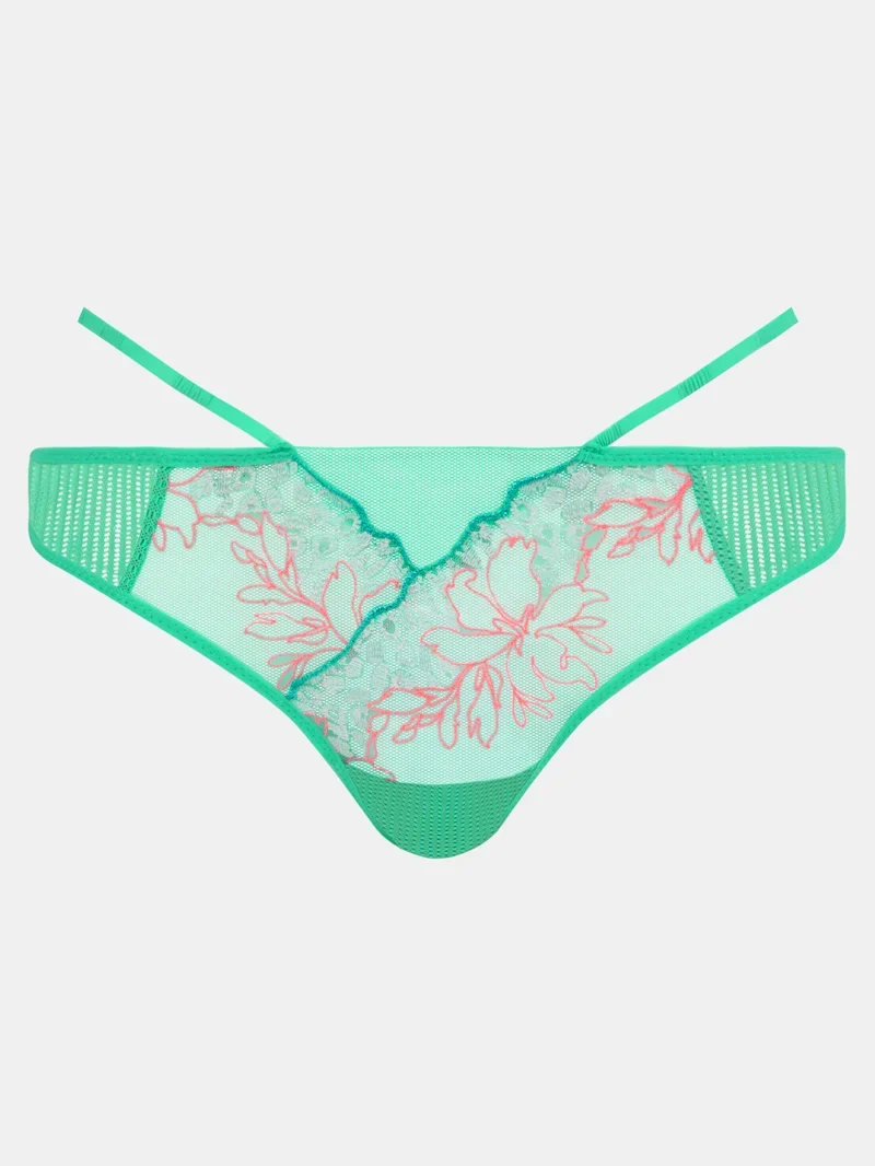 Chantelle - Spice Tanga Aqua Fluo