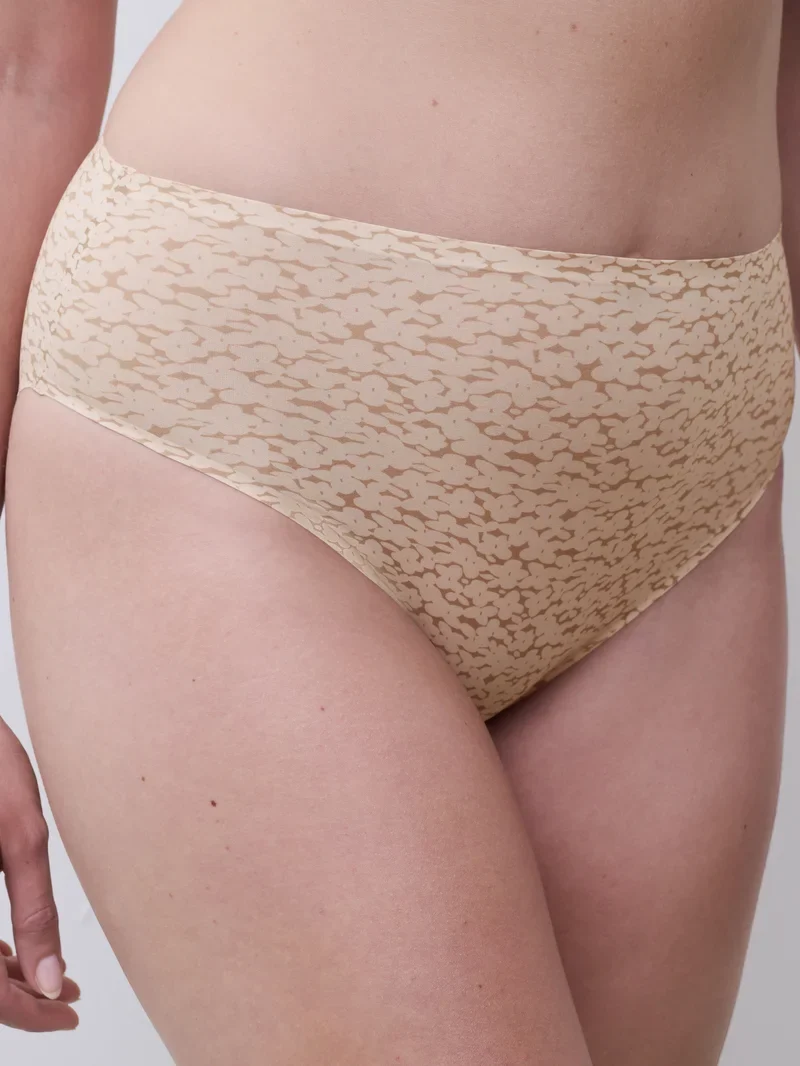 Chantelle - Softstretch High Cut Brief Print Norah Nude Print