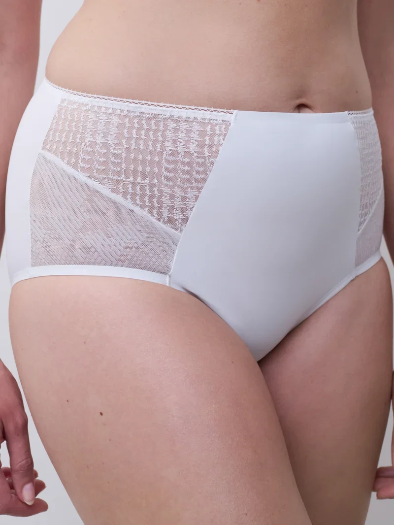Chantelle - Intrigue High-Waist Support Full Brief Weiß