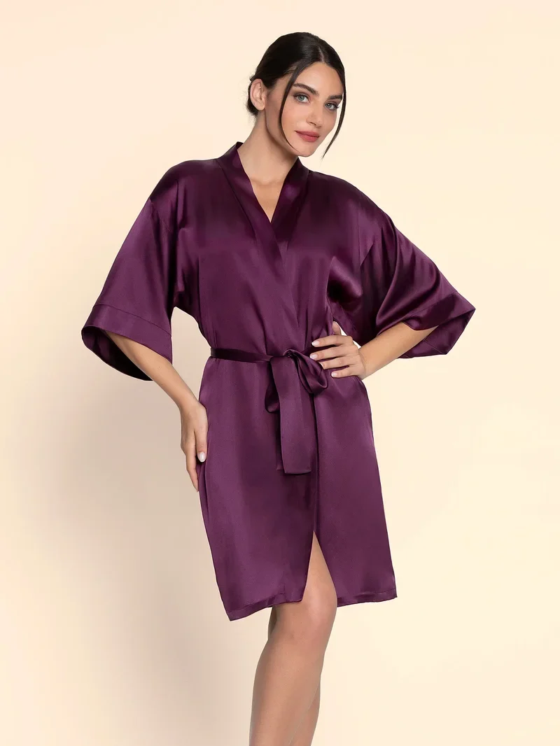 Lise Charmel - Elegance Artist Mittellanges Negligé-Kleid Orchidee Artist