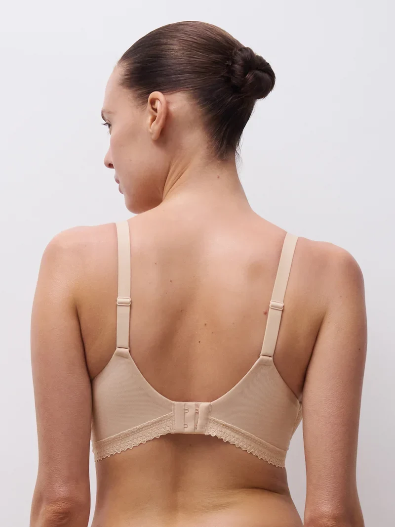 Chantelle - Romance Plunge T-Shirt-BH Golden Beige