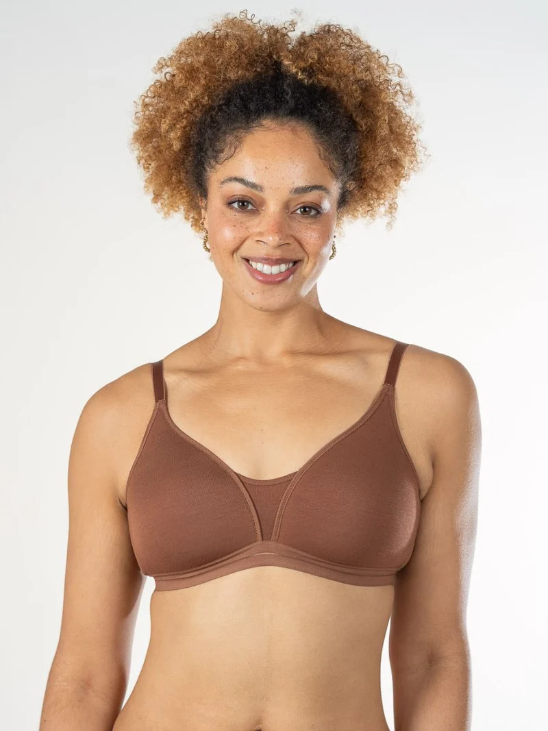 Royce - Posie geformter T-Shirt-BH Mokka