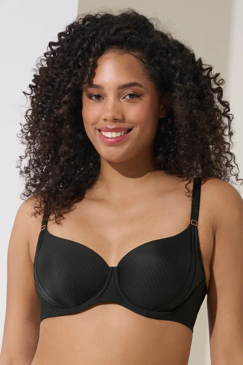Lisca - Laura T-Shirt BH Schwarz