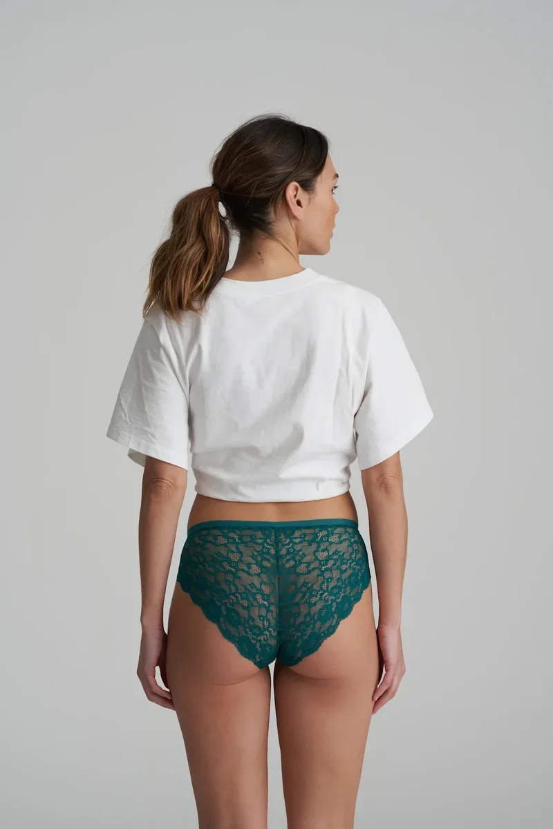 Marie Jo - Color Studio Lace Rio Slip Jasper Green