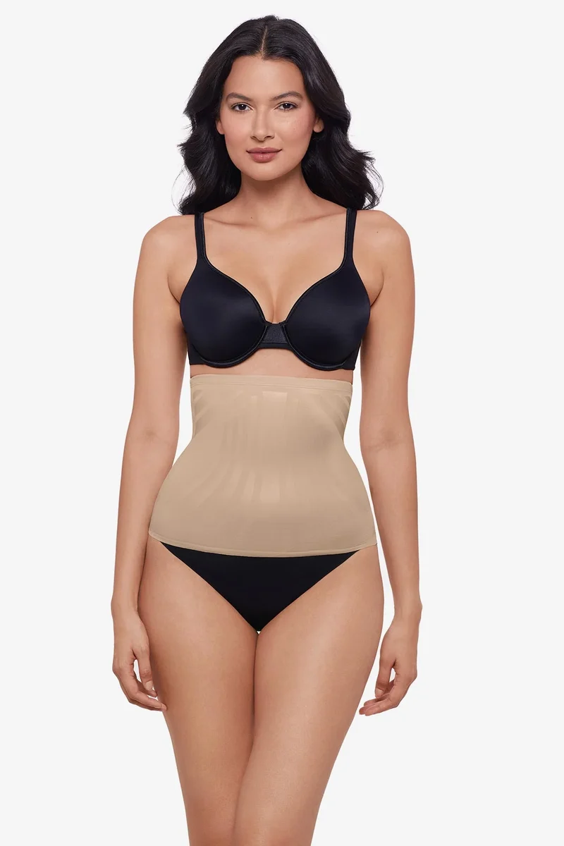 Miraclesuit Shapewear - Modern Miracle Step-In Taillenmieder Warmes Beige