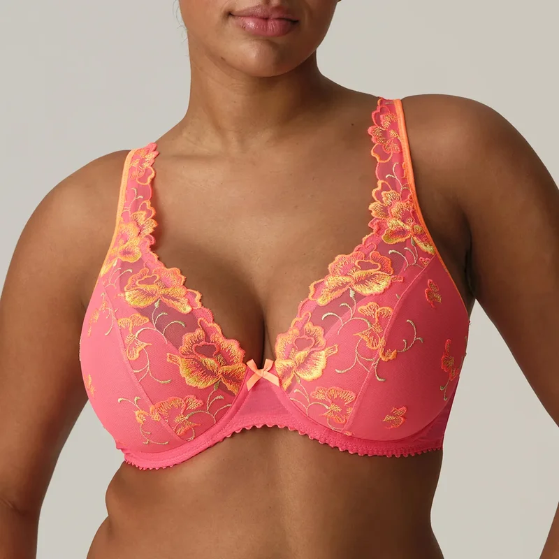 Primadonna - Devdaha Halbgepolsterter Plunge-BH Tropicana